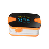 Portable Color OLED Finger Pulse Oximeter 4 Parameter SPO2 PR PI Respiration Rate & Respiratory Waveform Monitor
